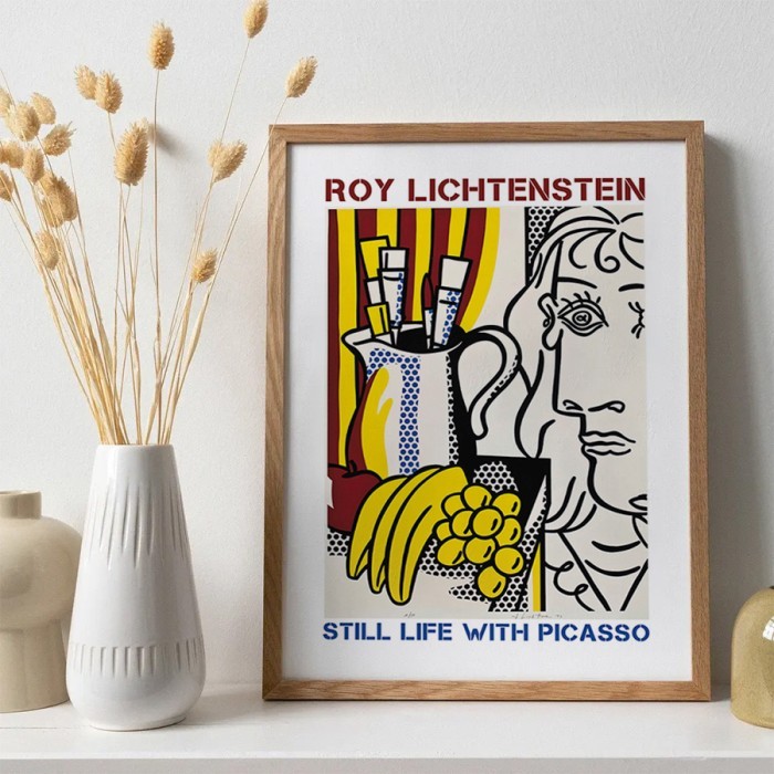 Αφίσα Poster Still Life with Picasso με κορνίζα