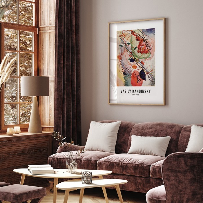 Αφίσα Poster Aqua art για σαλόνι