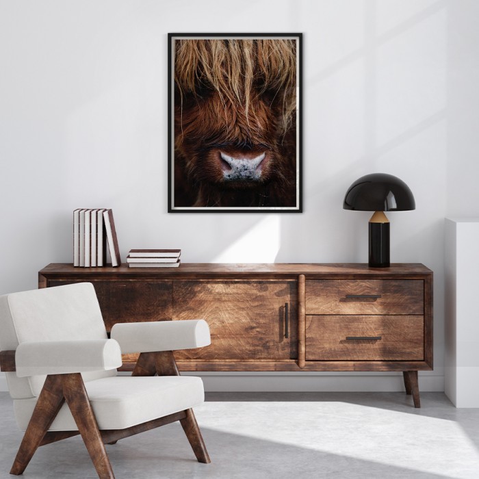 Poster Hairy Cow για σαλόνι