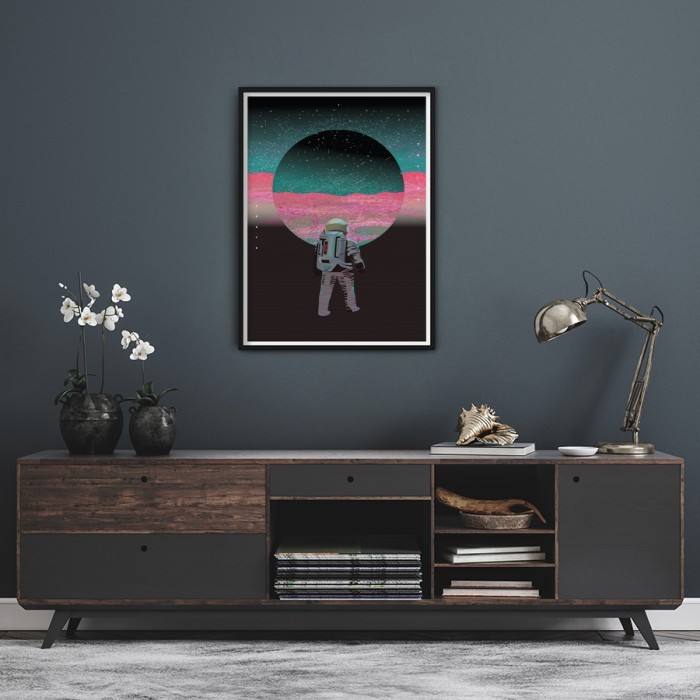 Αφίσα Poster Αστροναύτης στο Φεγγάρι δωματίου