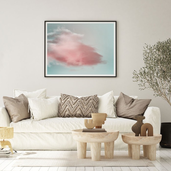 Αφίσα Poster Ροζ σύννεφο δωματίου 