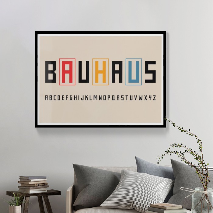 Αφίσα Poster Bauhaus με κορνίζα