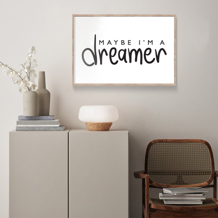 Αφίσα Poster Dreamer με κορνίζα