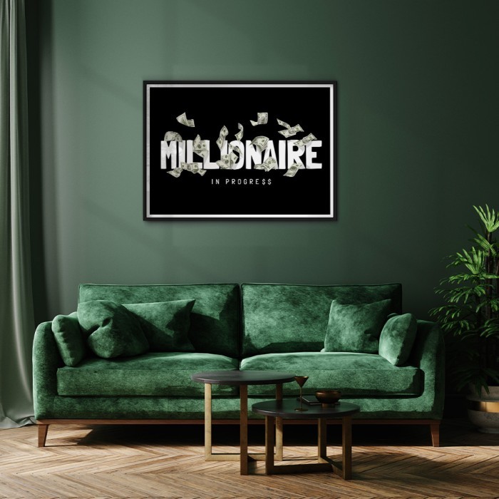 Αφίσα Poster Millionaire για σαλόνι
