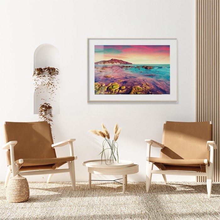 Αφίσα Poster Χρώματα ηλιοβασιλέματος στην θάλασσα για σαλόνι