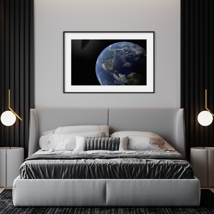  Αφίσα Poster Γη για κρεβατοκάμαρα 