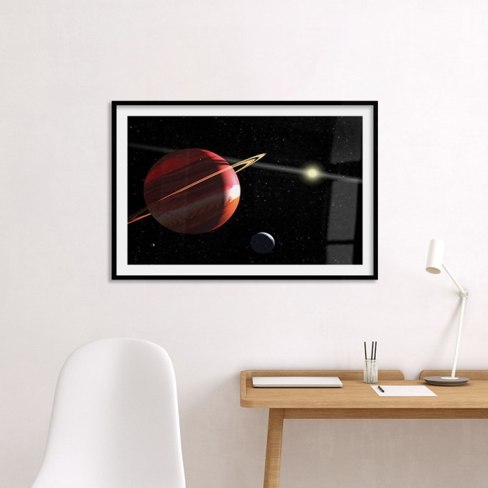 Αφίσα Poster Εξωπλανήτης με κορνίζα