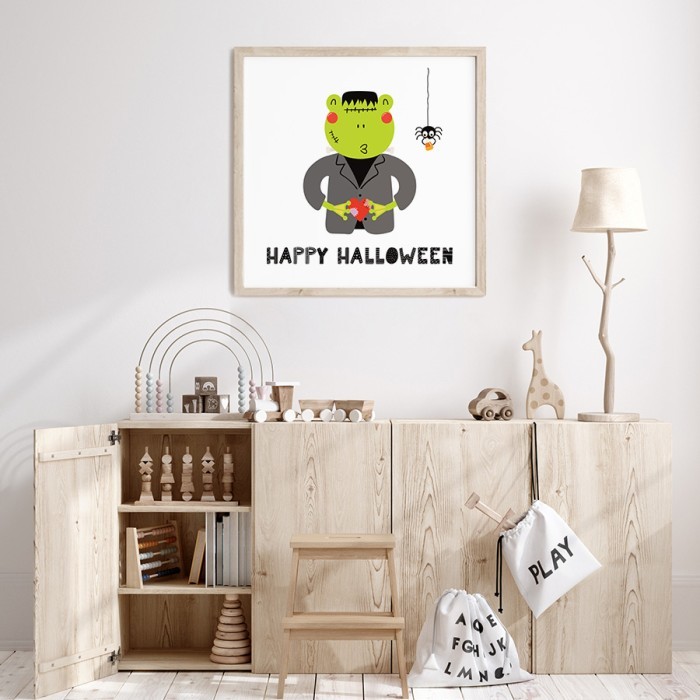Αφίσα Poster Happy Halloween για παιδικό δωμάτιο 