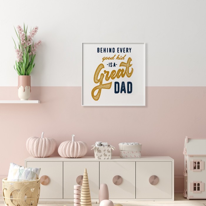 Αφίσα Poster Great dad για παιδικό δωμάτιο 
