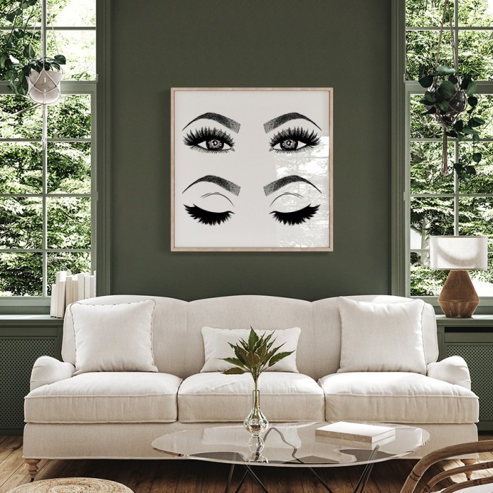 Αφίσα Poster Μάτια γυναίκας για σαλόνι