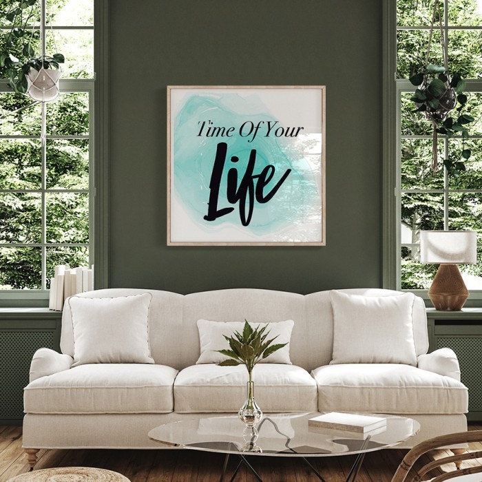 Αφίσα Poster Time of your life με κορνίζα
