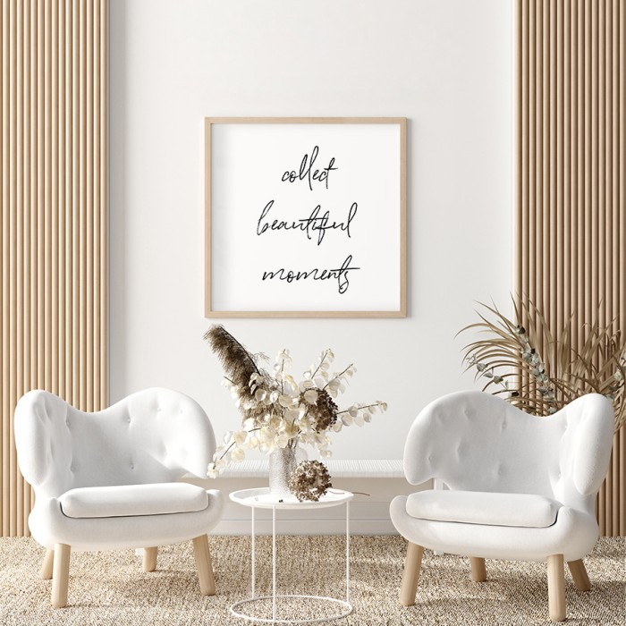 Αφίσα Poster Collect beautiful moments για σαλόνι