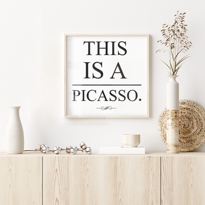 Αφίσα Poster Picasso με κορνίζα