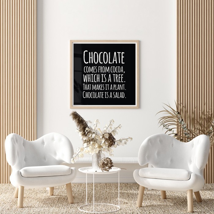 Αφίσα Poster Chocolate 2 για σαλόνι