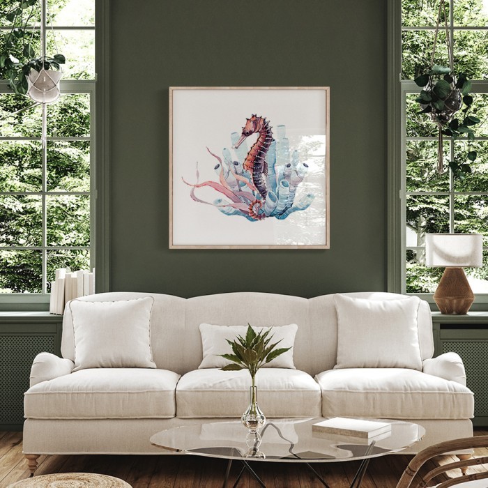 Αφίσα Poster Sea horse για σαλόνι