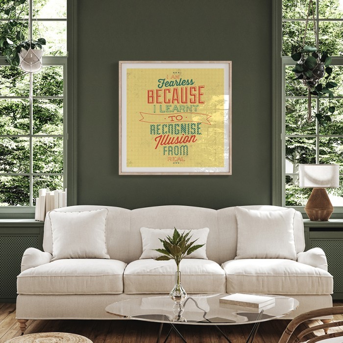 Αφίσα Poster Fearless για σαλόνι