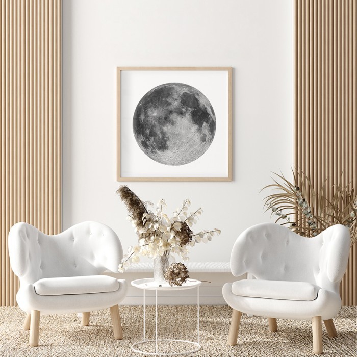 Αφίσα Poster Φεγγάρι για σαλόνι
