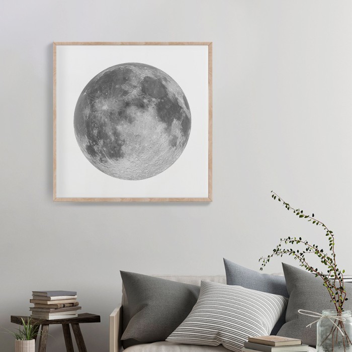 Αφίσα Poster Φεγγάρι με κορνίζα