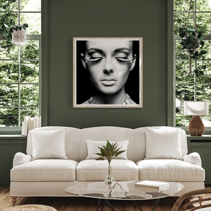 Αφίσα Poster Γυναίκα με έντονες βλεφαρίδες για σαλόνι