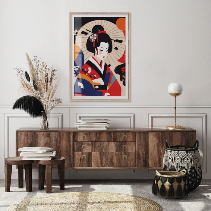Αφίσα Poster Maiko in art για σαλόνι