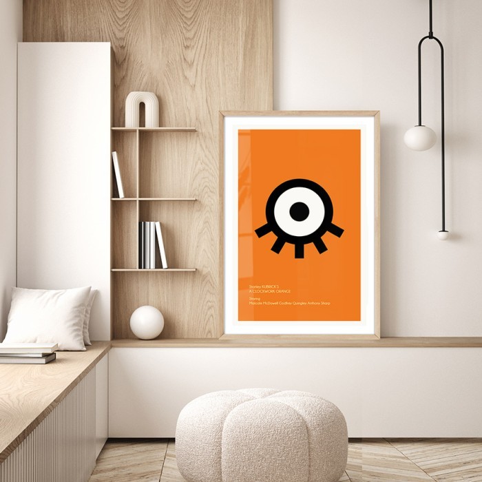 Αφίσα Poster Clockwork orange σε σαλόνι