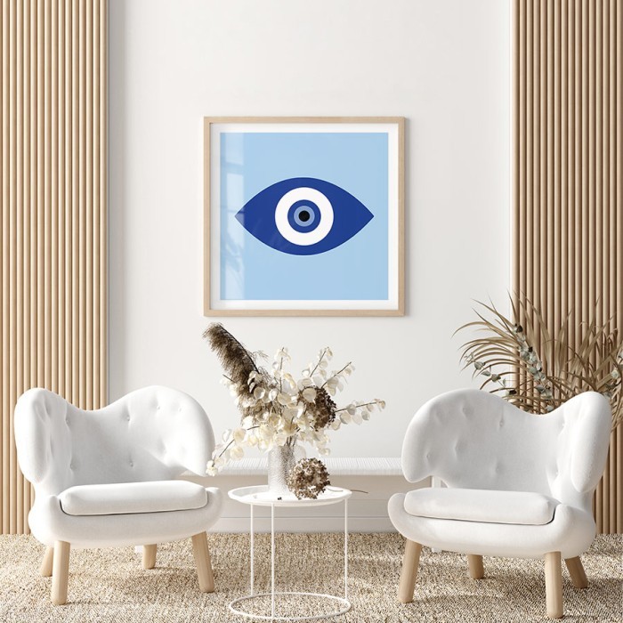 Αφίσα Poster Blue eye σε σαλόνι