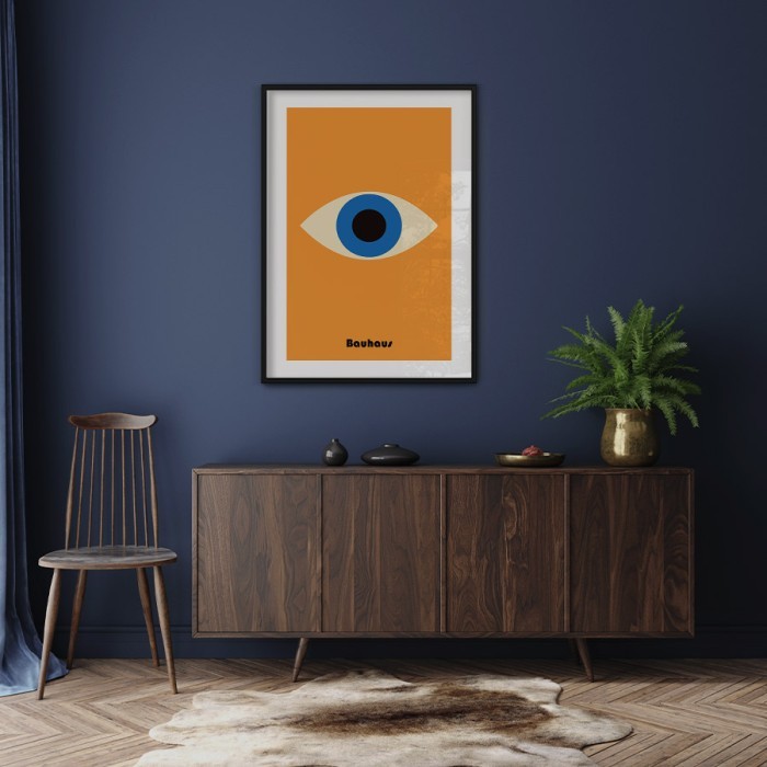 Αφίσα Poster Bauhaus eye σε σαλόνι