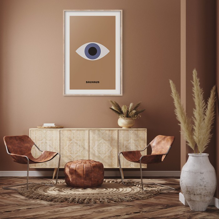 Αφίσα Poster Bahaus blue eye σε σαλόνι