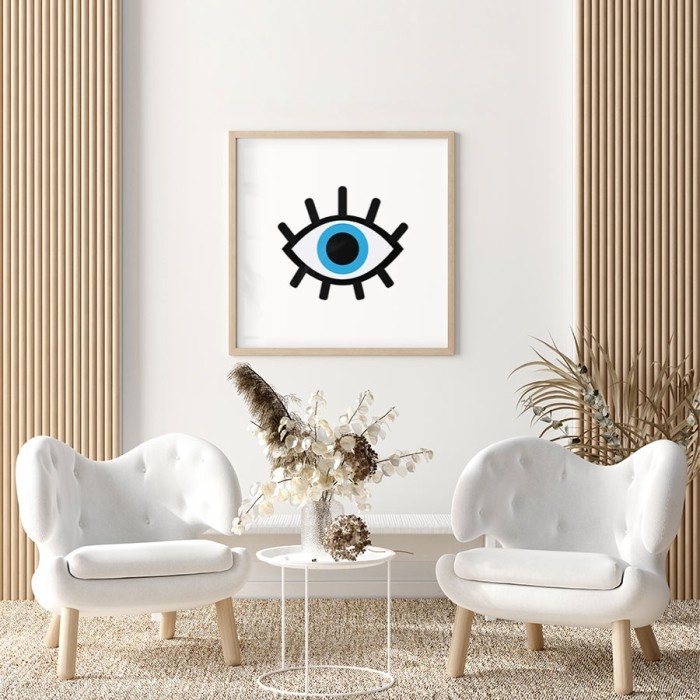 Αφίσα Poster Magic eye with lashes σε σαλόνι