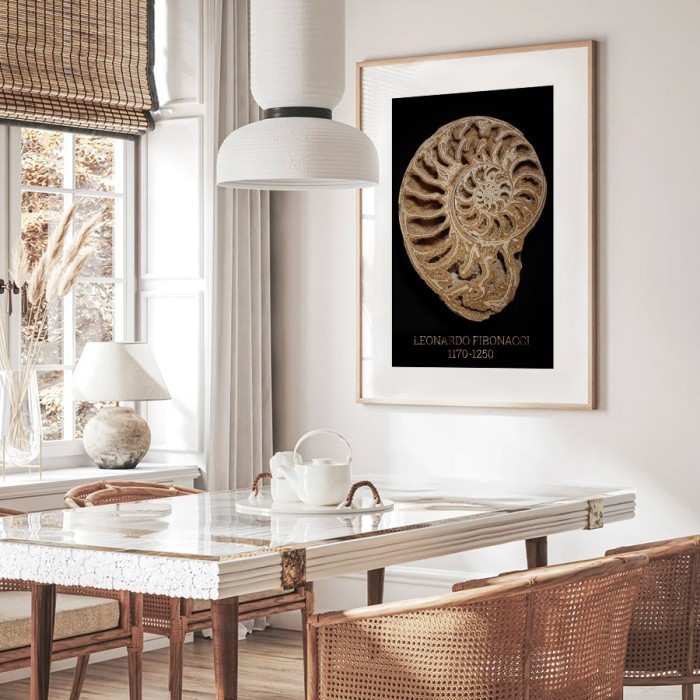 Αφίσα Poster Nautilus Spiral για σαλόνι