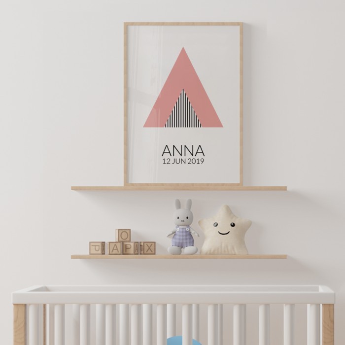 Αφίσα Poster Abstract πυραμίδα με κορνίζα
