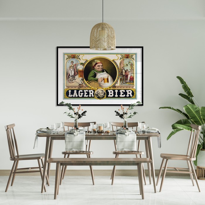 Αφίσα Poster Lager Bier για σαλόνι