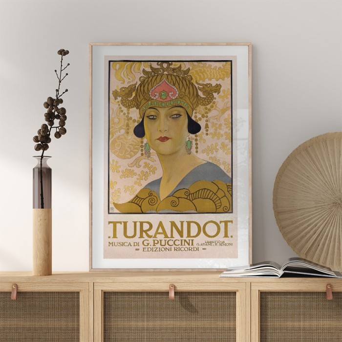 Αφίσα Poster Turandot με κορνίζα