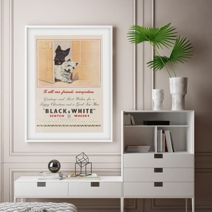 Αφίσα Poster Black and White με κορνίζα
