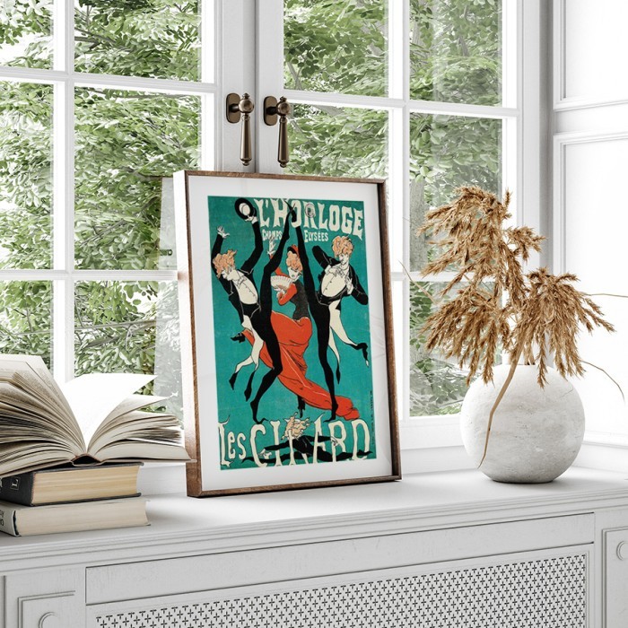 Αφίσα Poster L'Horloge: Les Girard για σαλόνι