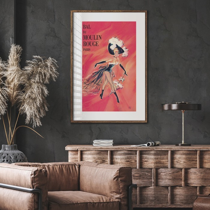 Αφίσα Poster Moulin Rouge για σαλόνι