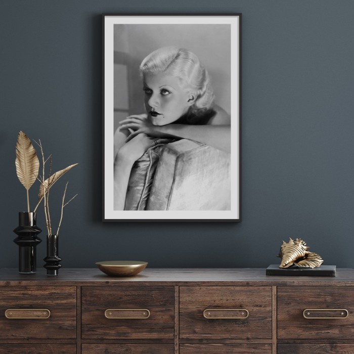Αφίσα Poster Πόζα της Τζιν Χάρλοου με κορνίζα