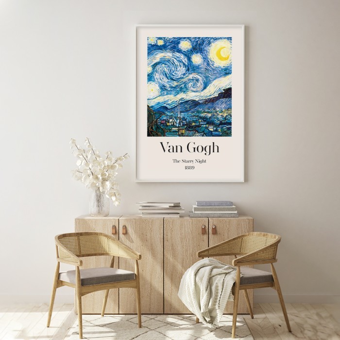 Αφίσα Poster The Starry Night δωματίου