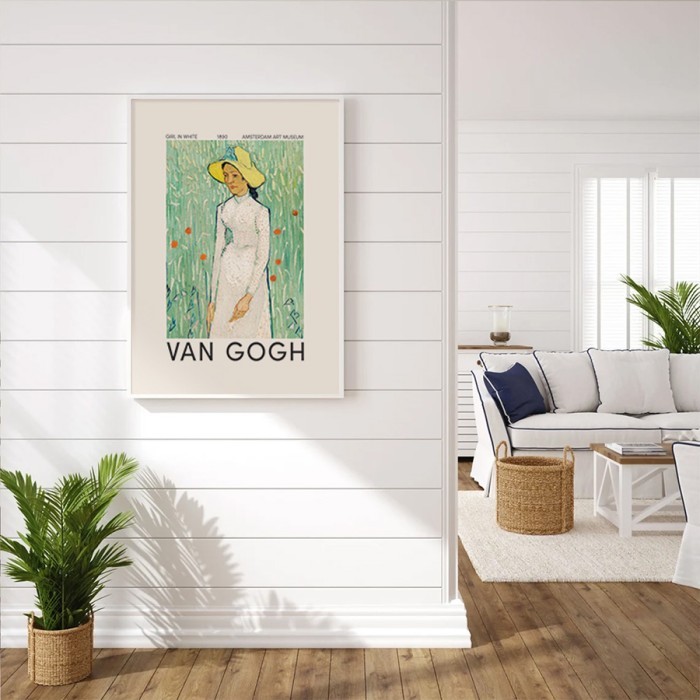 Αφίσα Poster Girl in White δωματίου