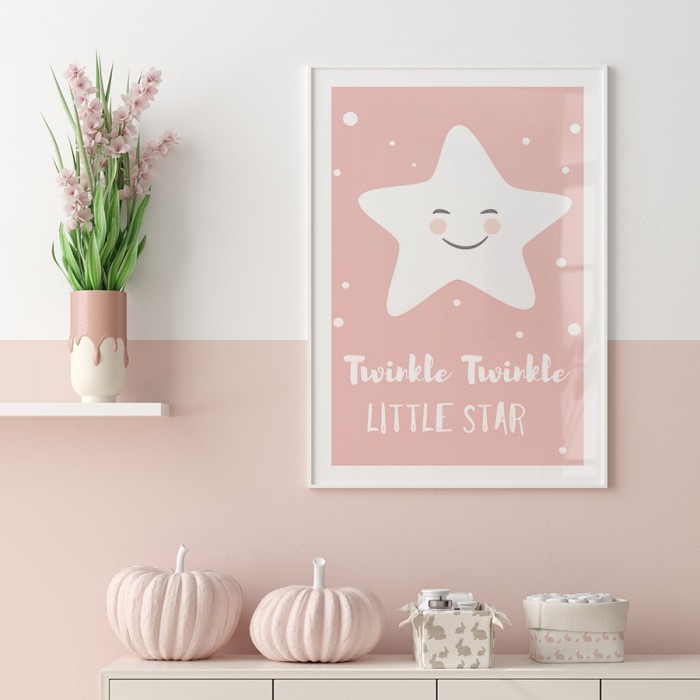 Αφίσα Poster Μικρό αστέρι με κορνίζα