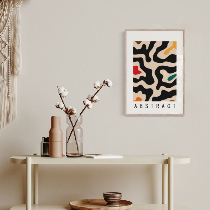 Αφίσα Poster Abstract paintings δωματίου