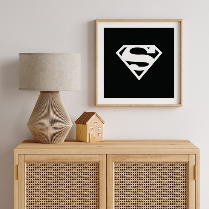 Αφίσα Poster Superman με κορνίζα