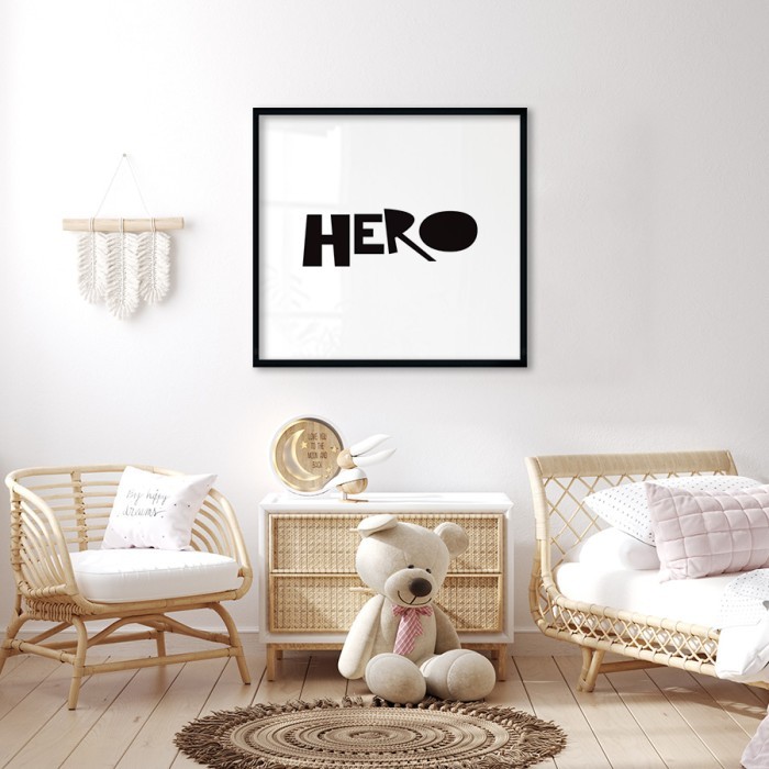 Αφίσα Poster Hero για παιδικό δωμάτιο 