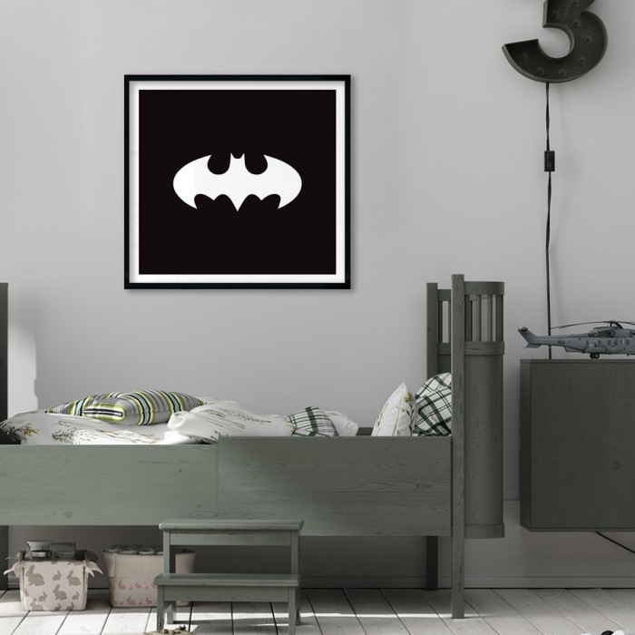 Αφίσα Poster Batman logo με κορνίζα