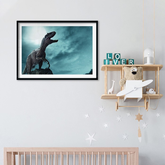 Αφίσα Poster Τυραννόσαυρος Rex με κορνίζα