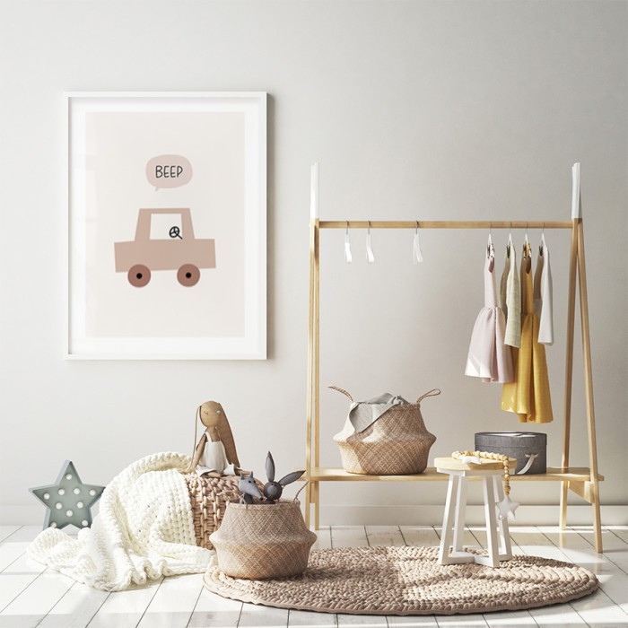 Αφίσα Poster Αυτοκινητάκι για παιδικό δωμάτιο