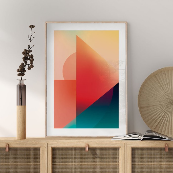 Αφίσα - Poster Triangular με κορνίζα Αφίσα - Poster Triangular με κορνίζα
