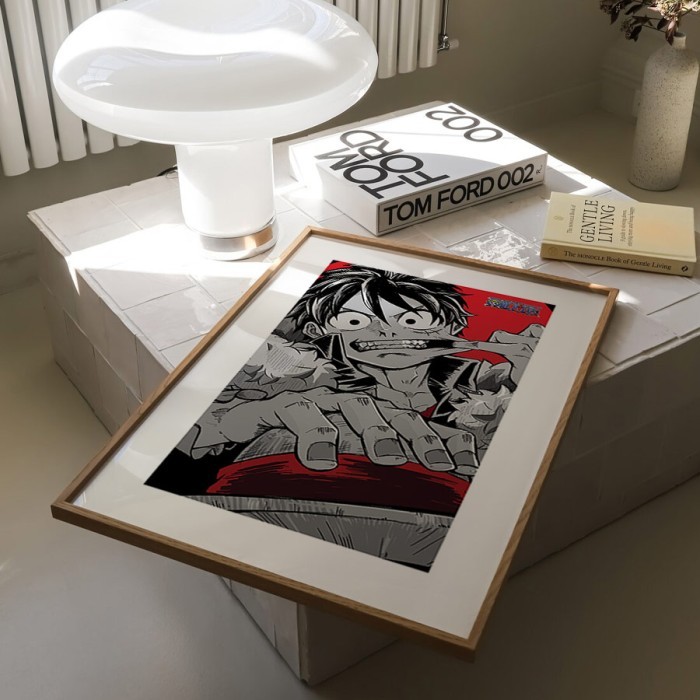 Αφίσα Poster Luffy Rubber Man για καθιστικό