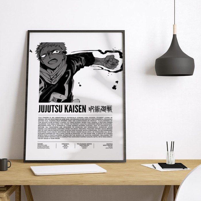 Αφίσα Poster Jujutsu Kaisen με κορνίζα