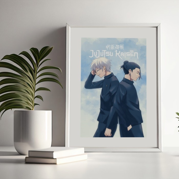 Αφίσα Poster Geto Suguru & Gojo Satoru με κορνίζα